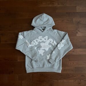 Sp5der Beluga Hoodie - Heather Grey (BRAND NEW, Medium)
